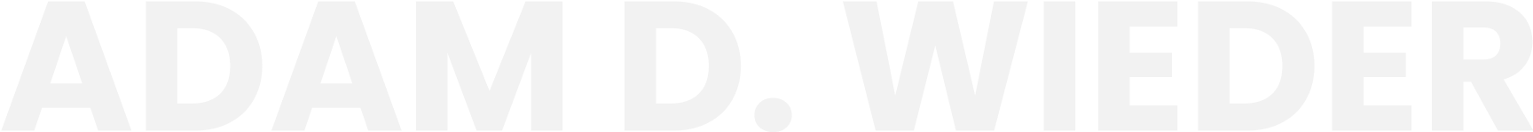 Adam D. Wieder